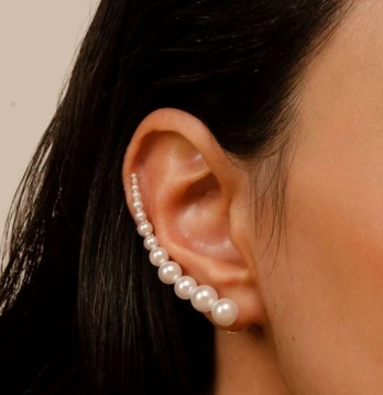 Ear Cuff de Pérolas