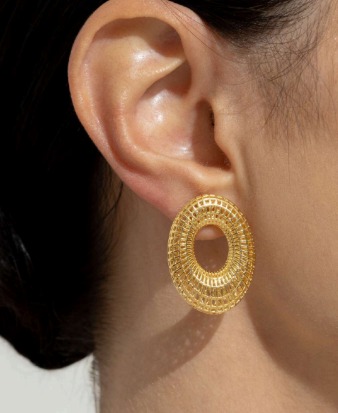 Brinco Banhado a Ouro 18K