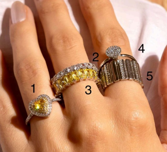 Anel Riviera Incolor 