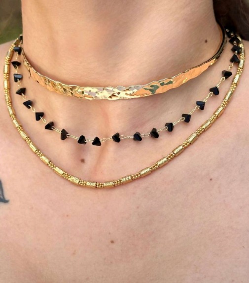 Choker Aro Banhado a Ouro 18K