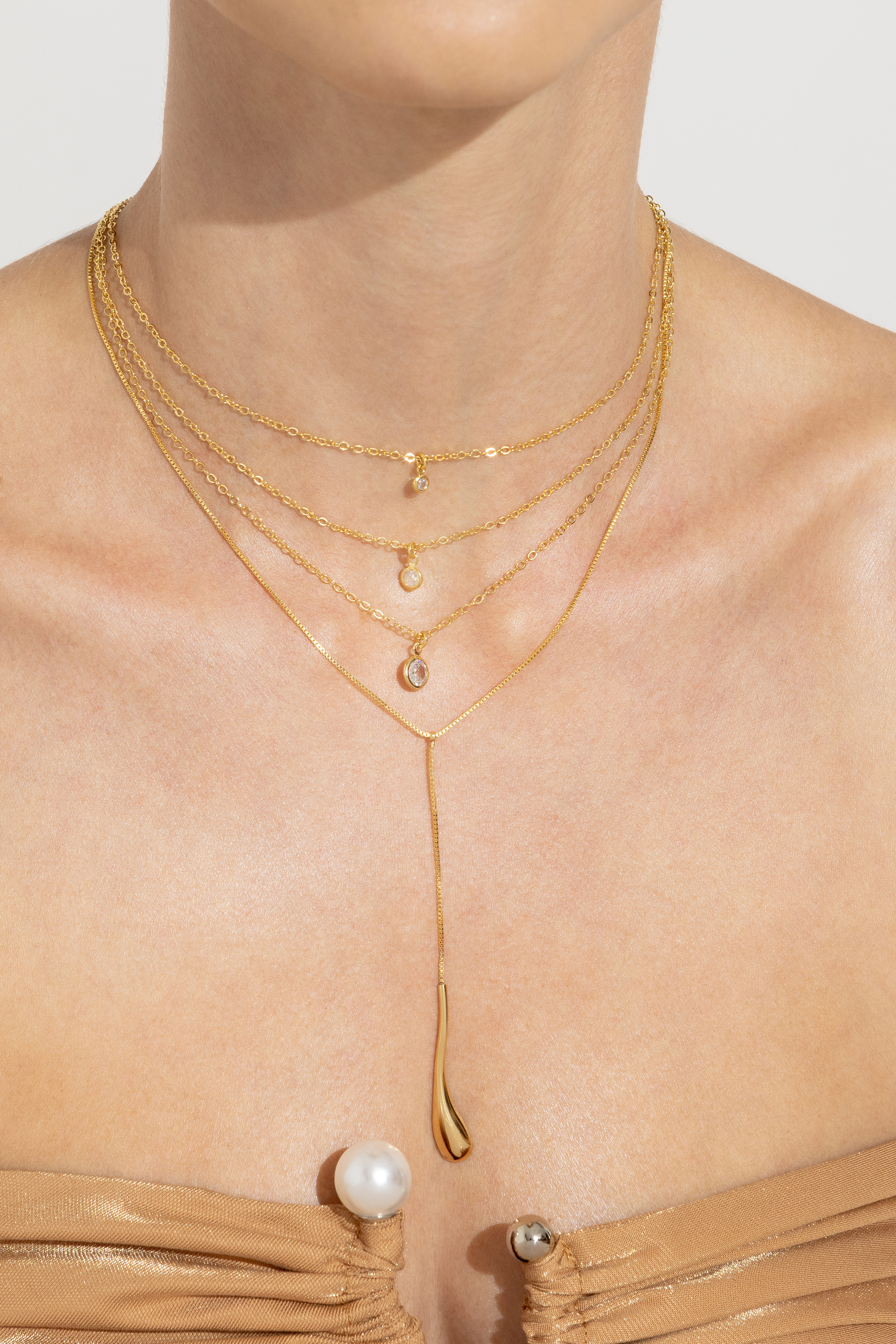 Colar Trio + Colar Gravatinha 