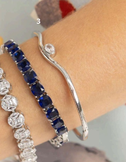 Bracelete Orgânico com Zircônia