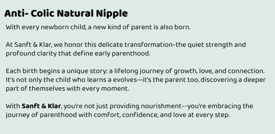 Silicone Baby Bottle Nipples (Pack of 2)