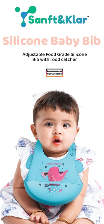 Sanft&Klar Silicone Baby Bib