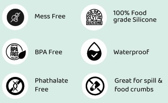 Sanft&Klar Silicone Baby Bib