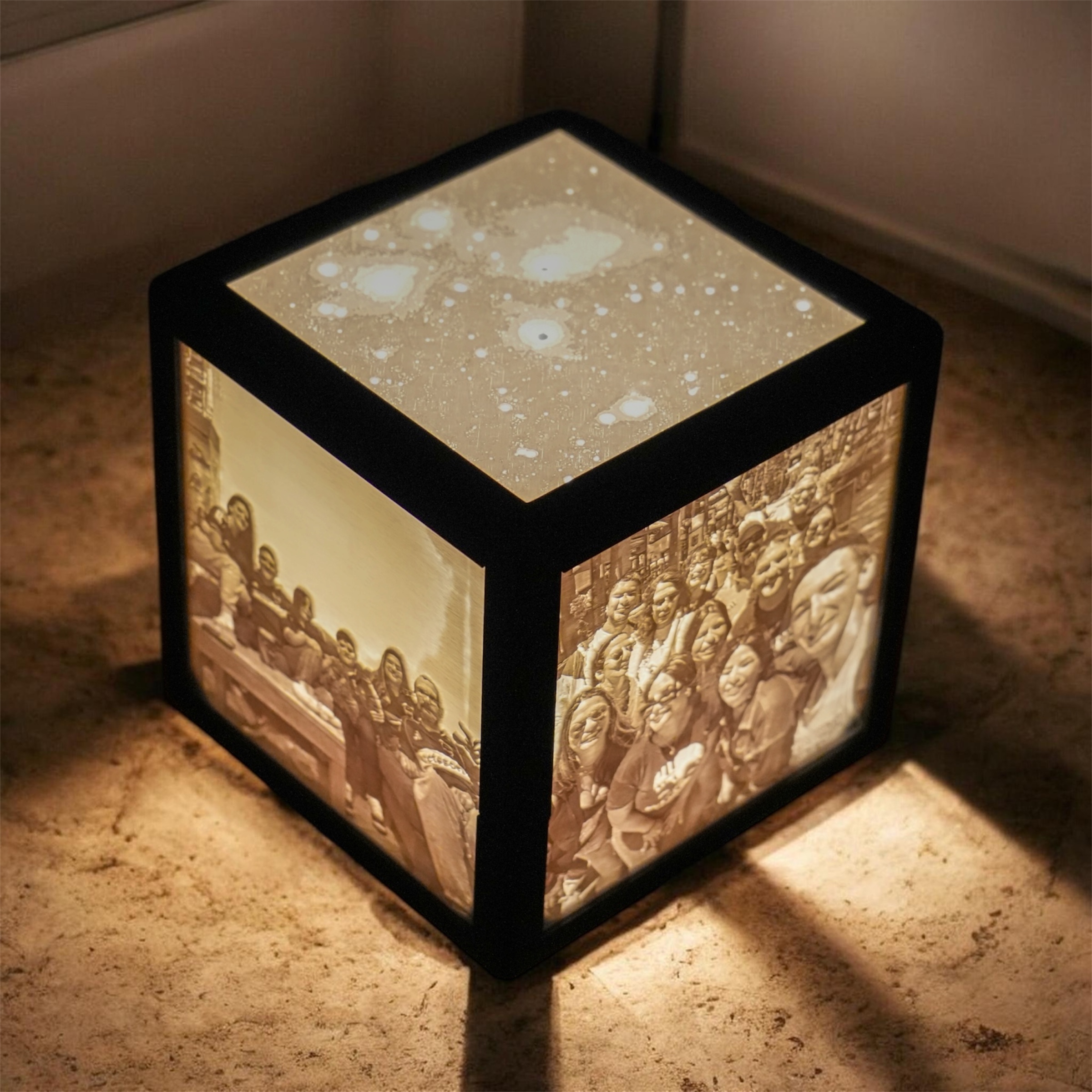 LÁMPARA RETRATO CUBO