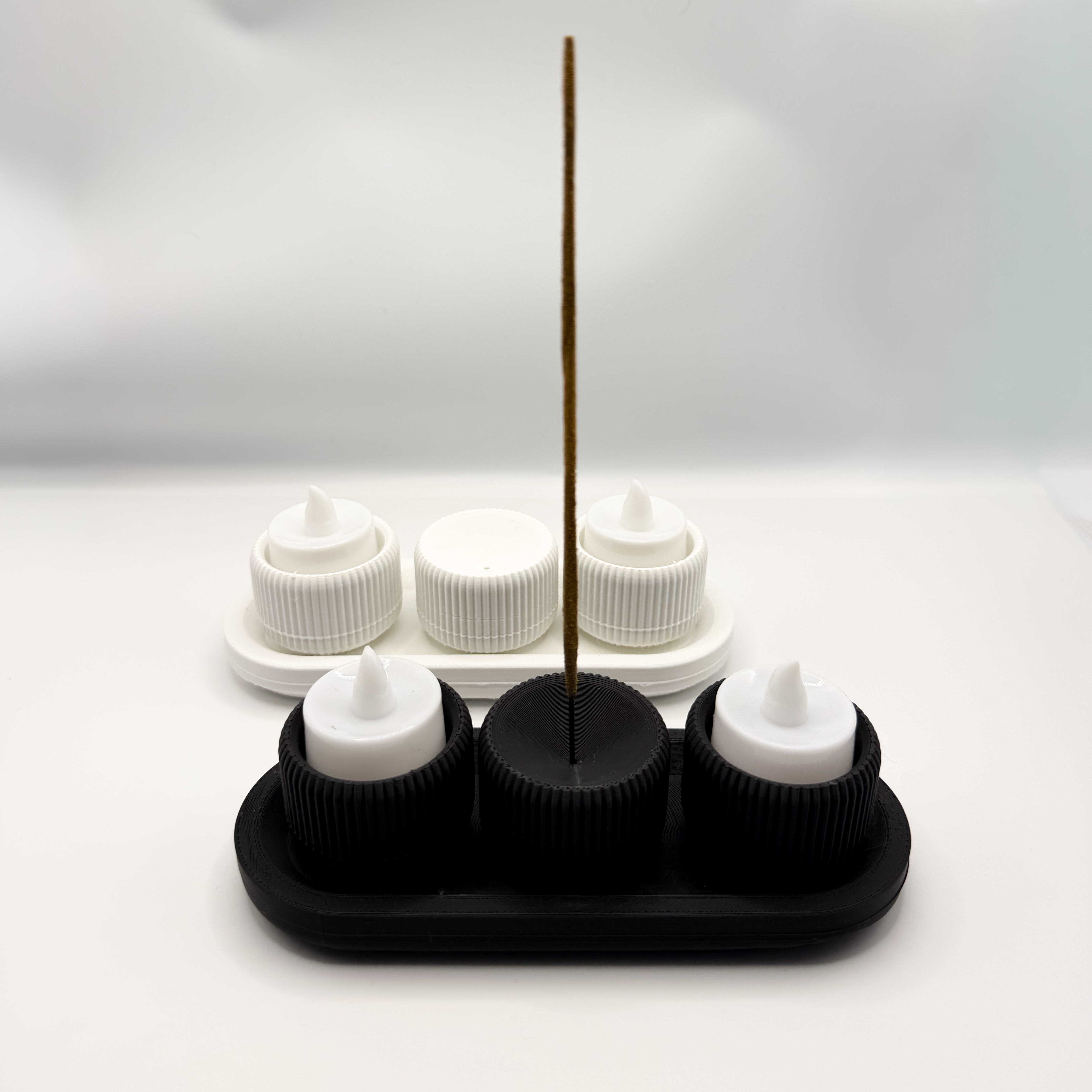 PORTA VELAS Y SAHUMERIO DECORATIVO