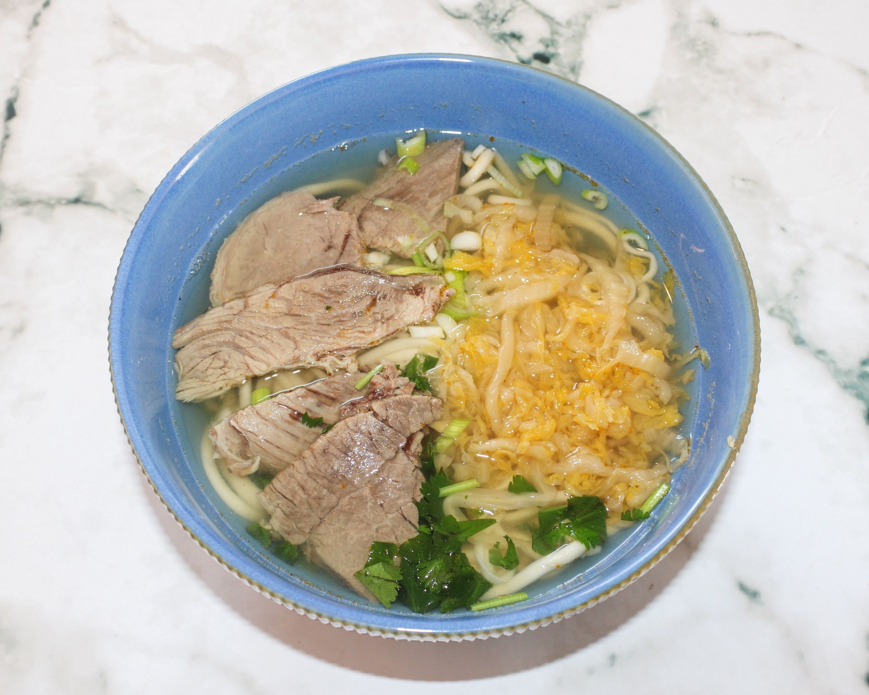 Rindernudeln - Sauerkraut