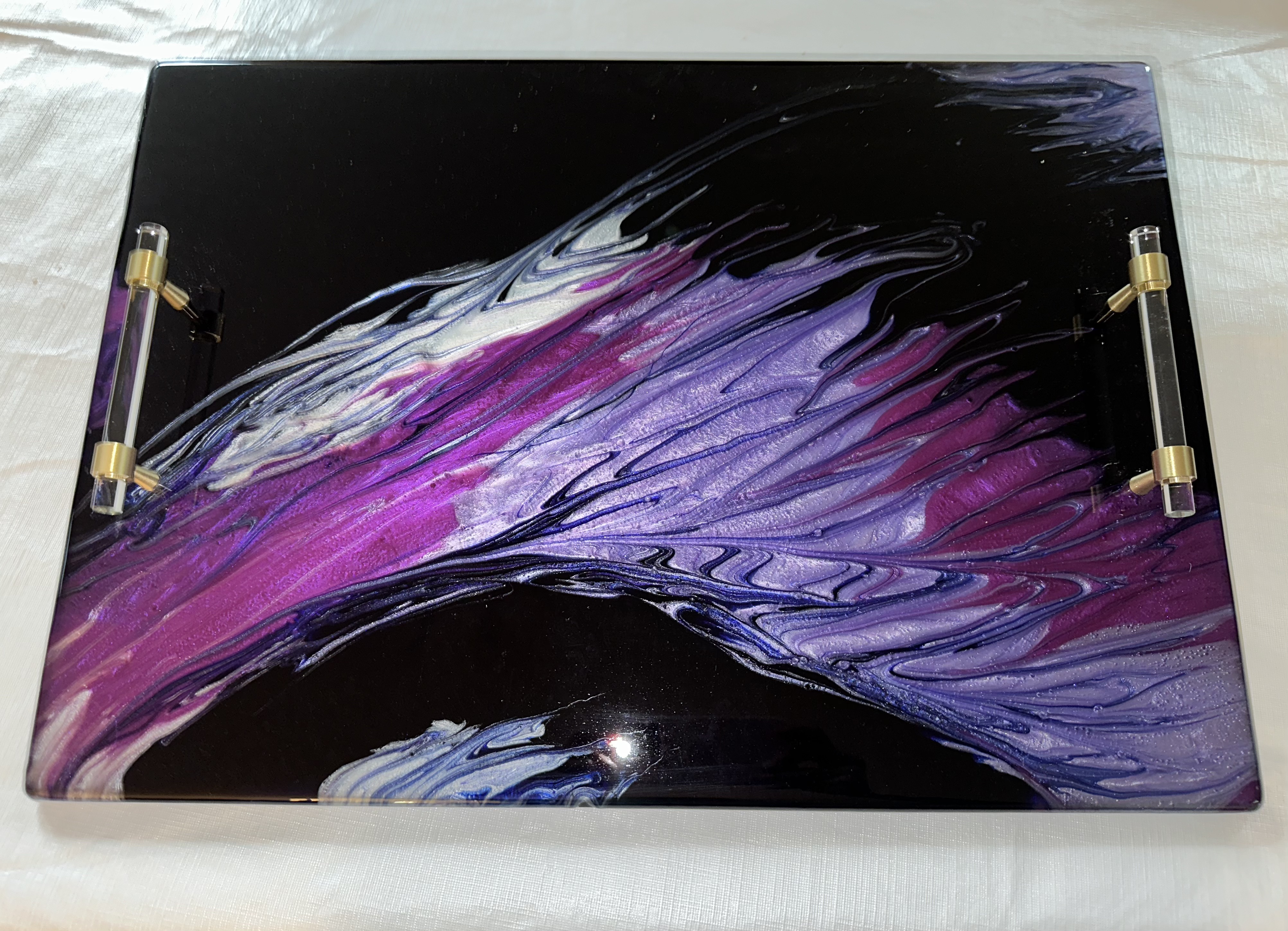 Abstract Epoxy Charcuterie Board