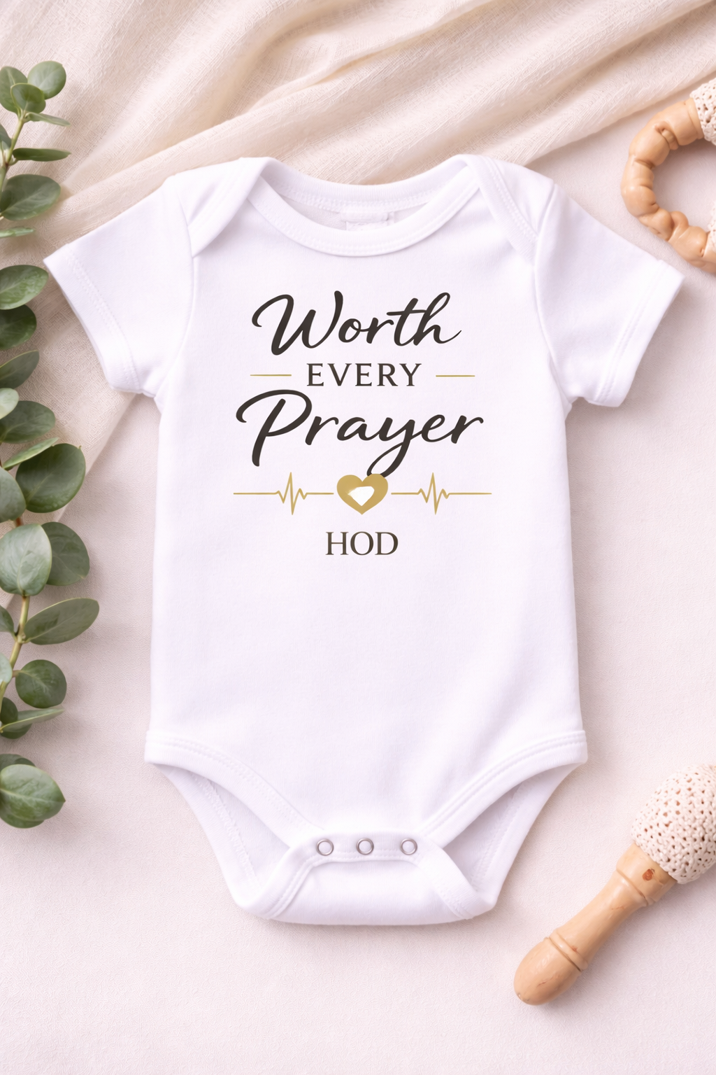 Worth Every Prayer Baby Bodysuit
