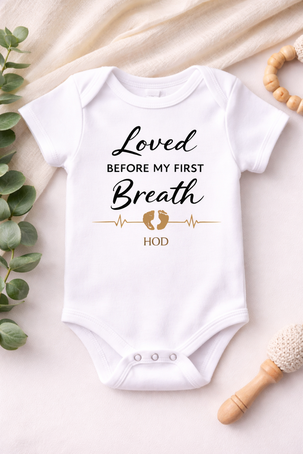 Loved Before My First Breath Baby Bodysuit