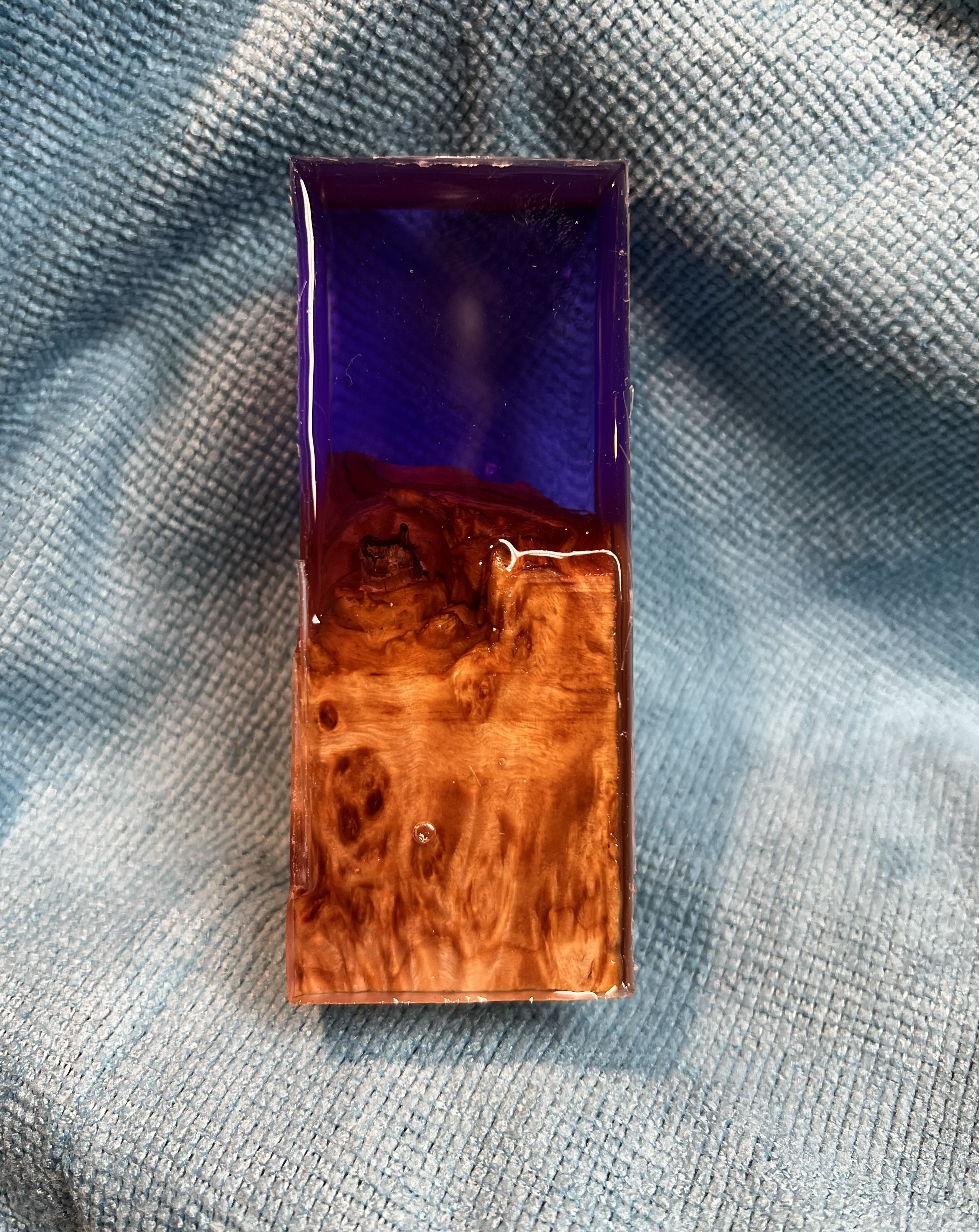 Box Elder Burl/Epoxy Hybrid Blank