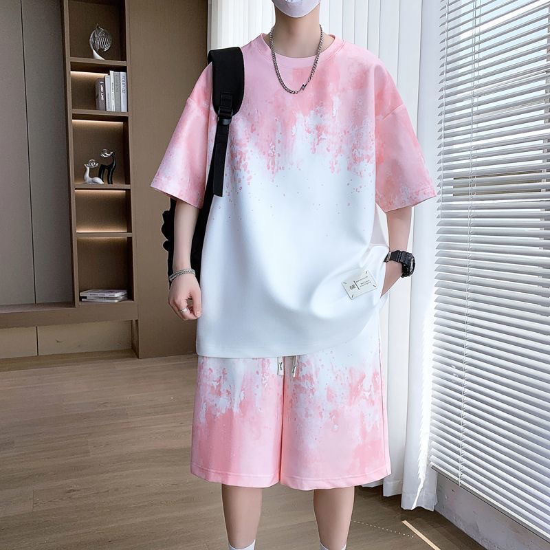 Pink Tie-Dye Oversized Set