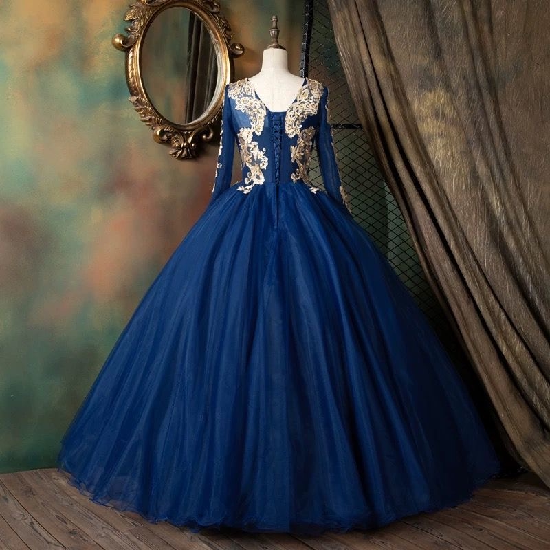 Royal Blue Ball Gown