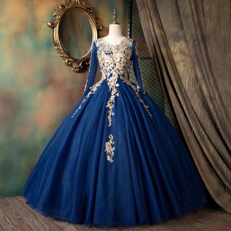 Royal Blue Ball Gown