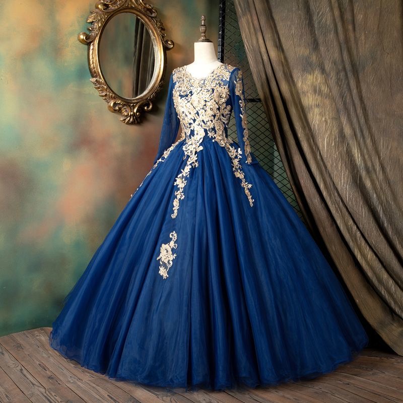 Royal Blue Ball Gown