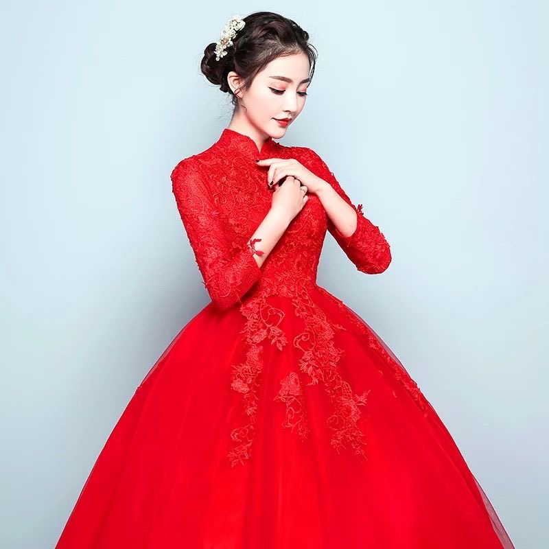 Elegant Red Ball Gown