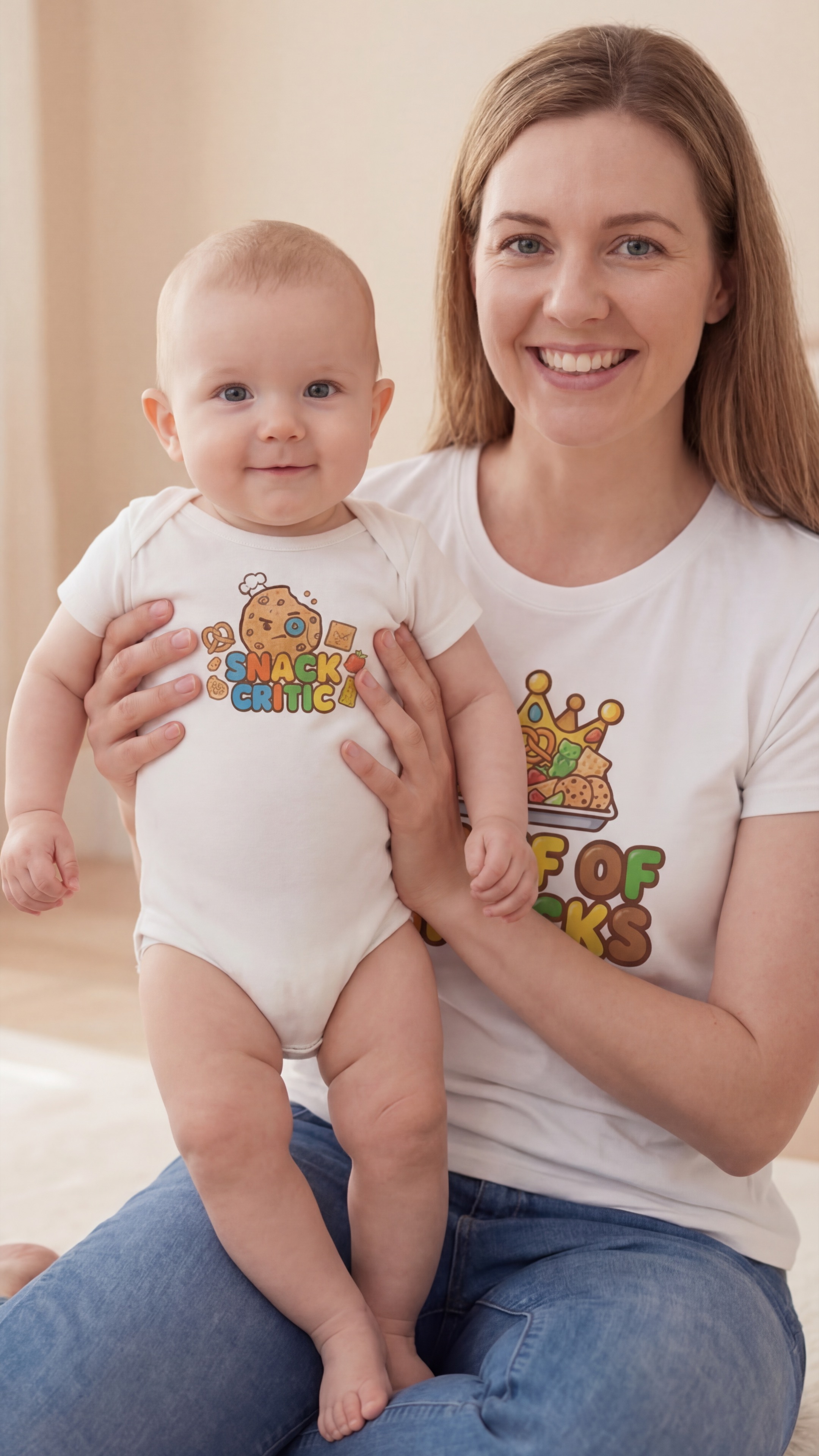 Snack Critic™ & Chief of Snacks™ Matching Set