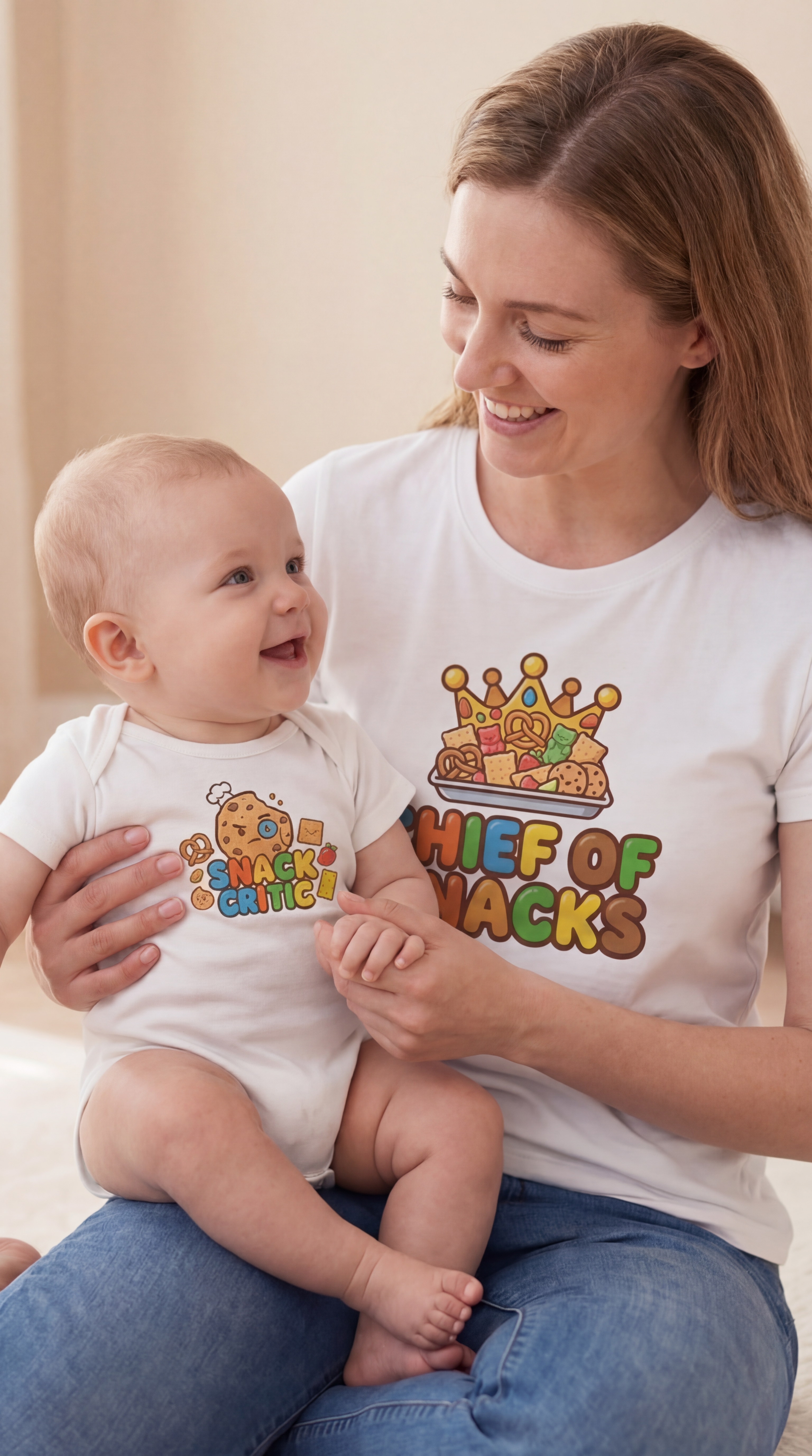 Snack Critic™ & Chief of Snacks™ Matching Set