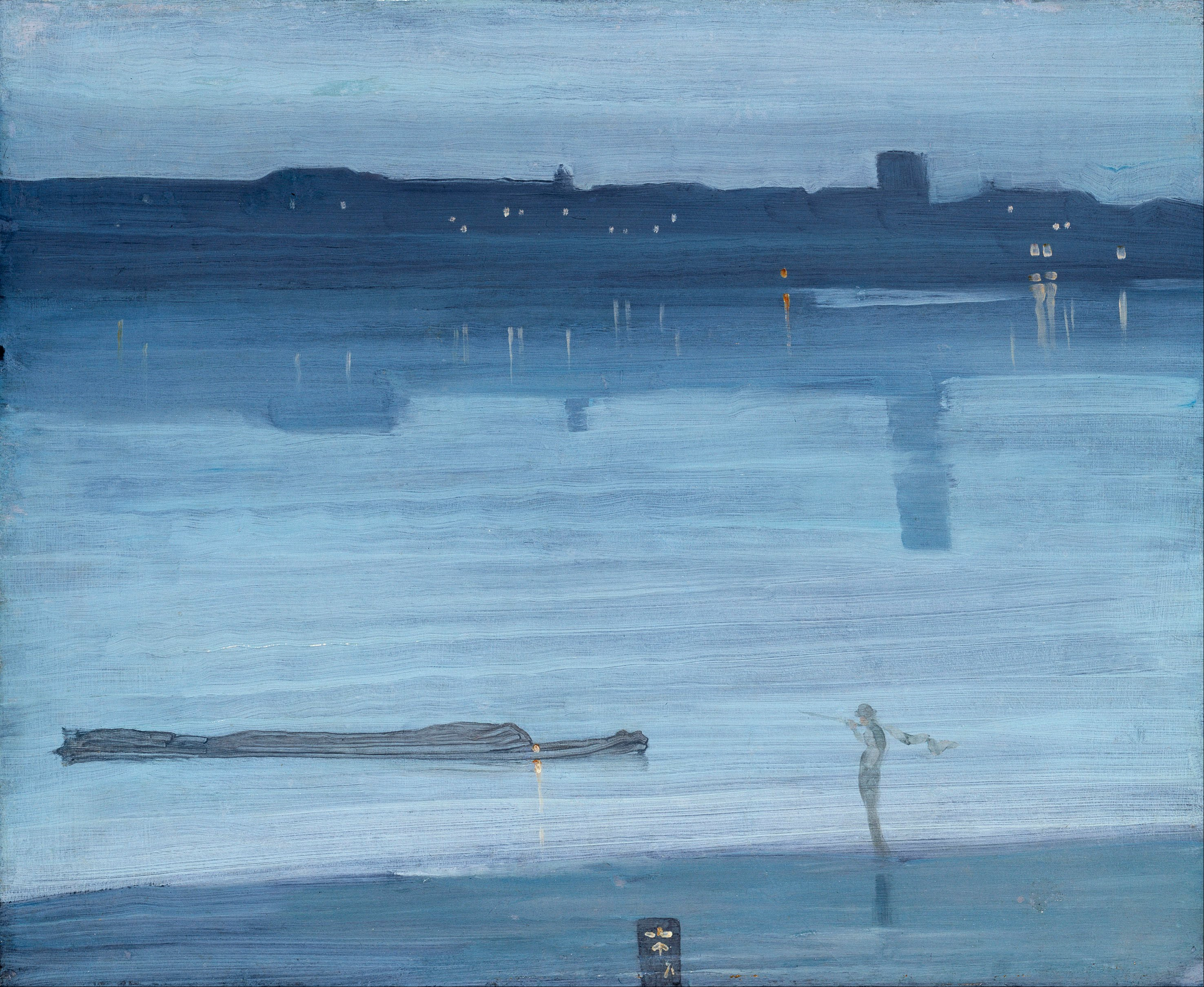 James McNeill Whistler – Nocturne: Blue and Silver – Chelsea