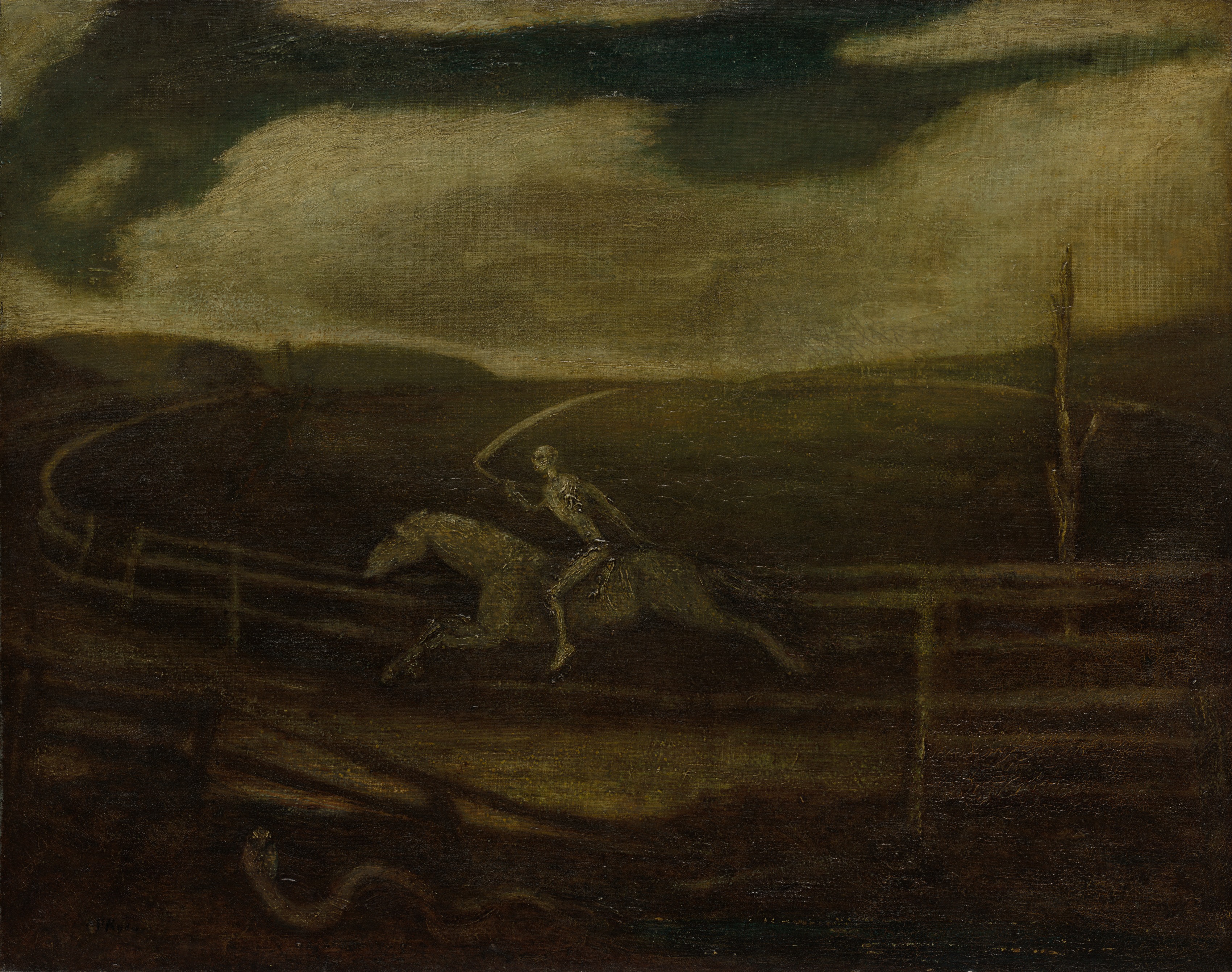 Albert Pinkham Ryder – The Race Track (Death on a Pale Horse)