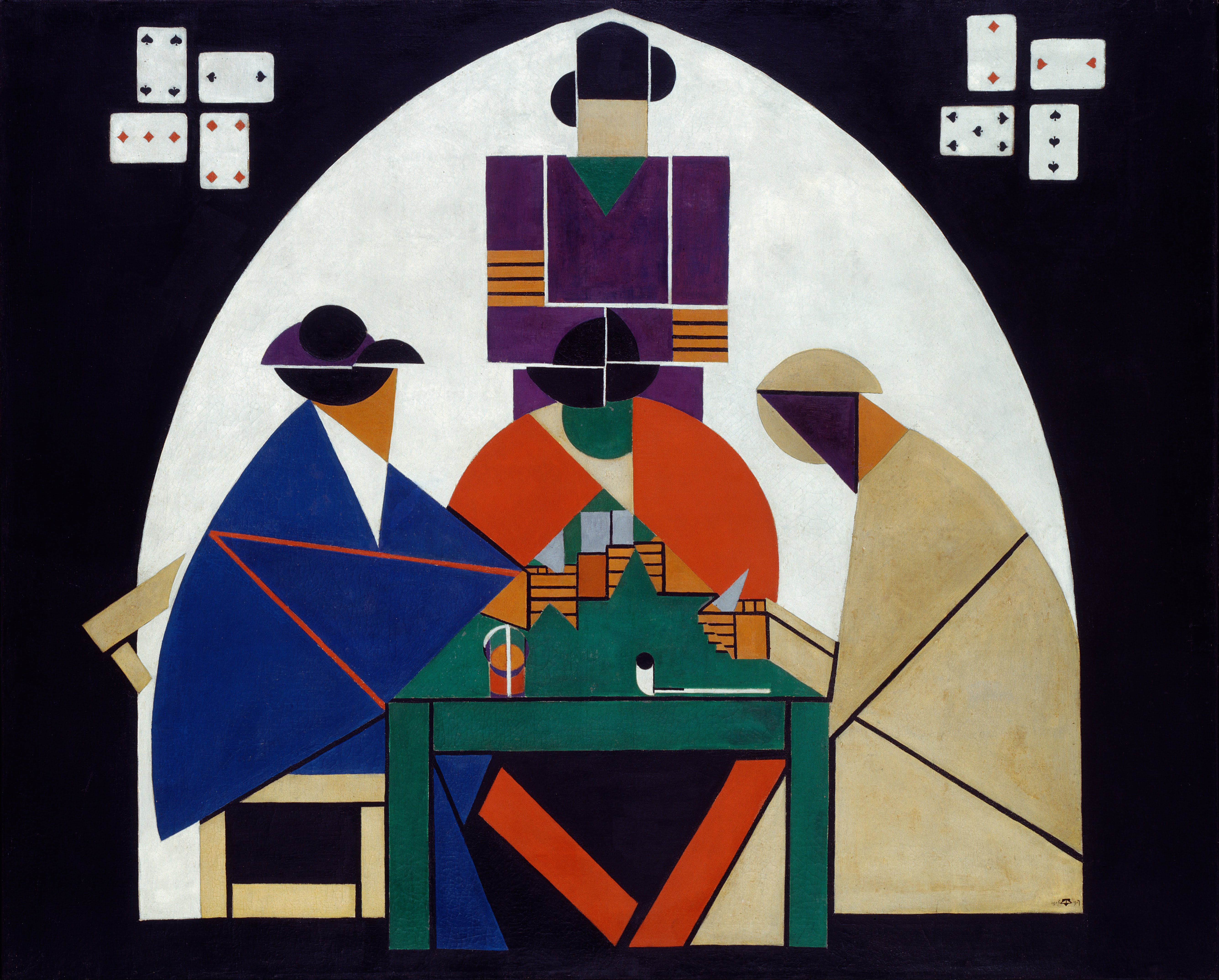 Theo van Doesburg – The Card Players