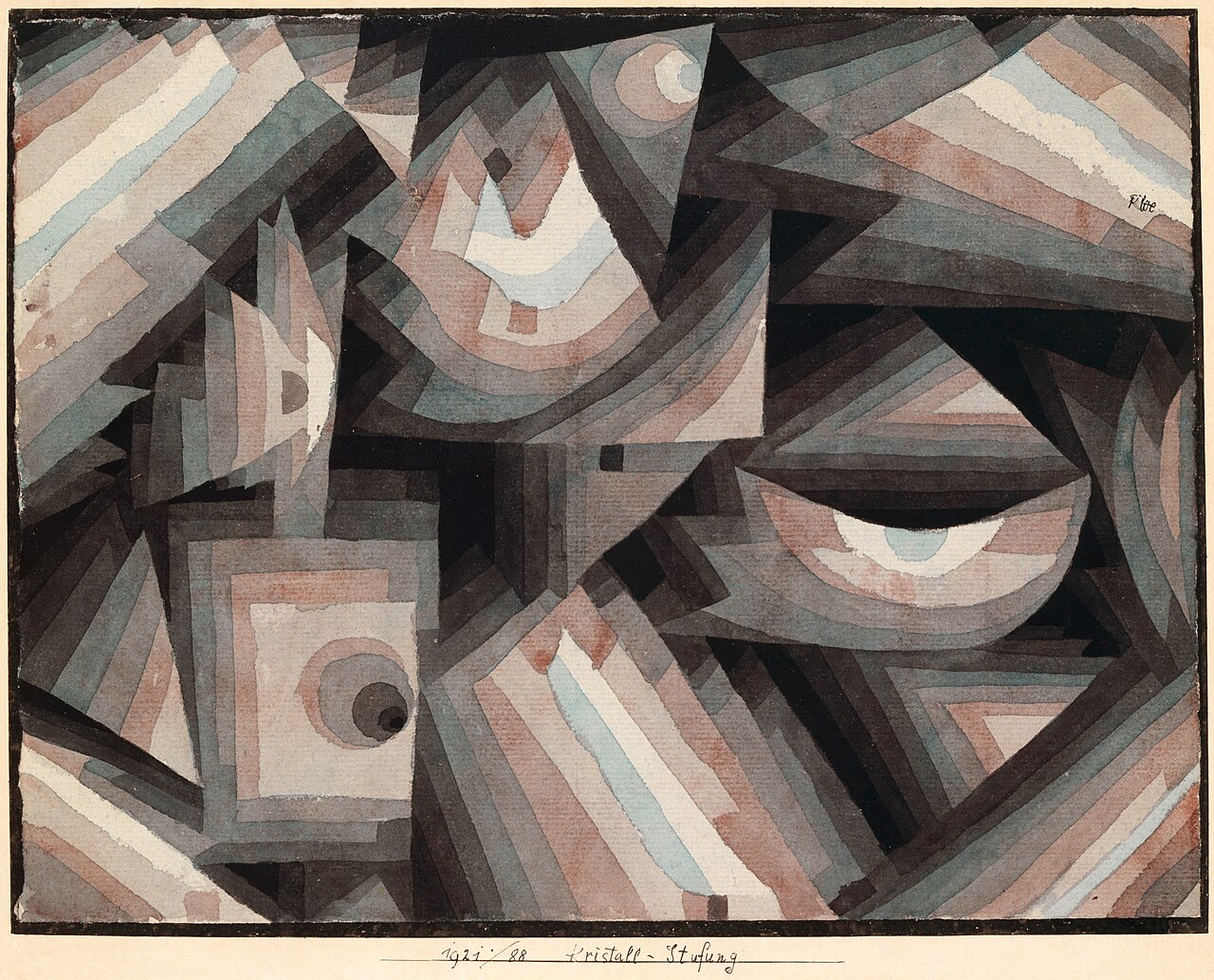  Paul Klee – Kristall-Stufung (Crystal Gradation)