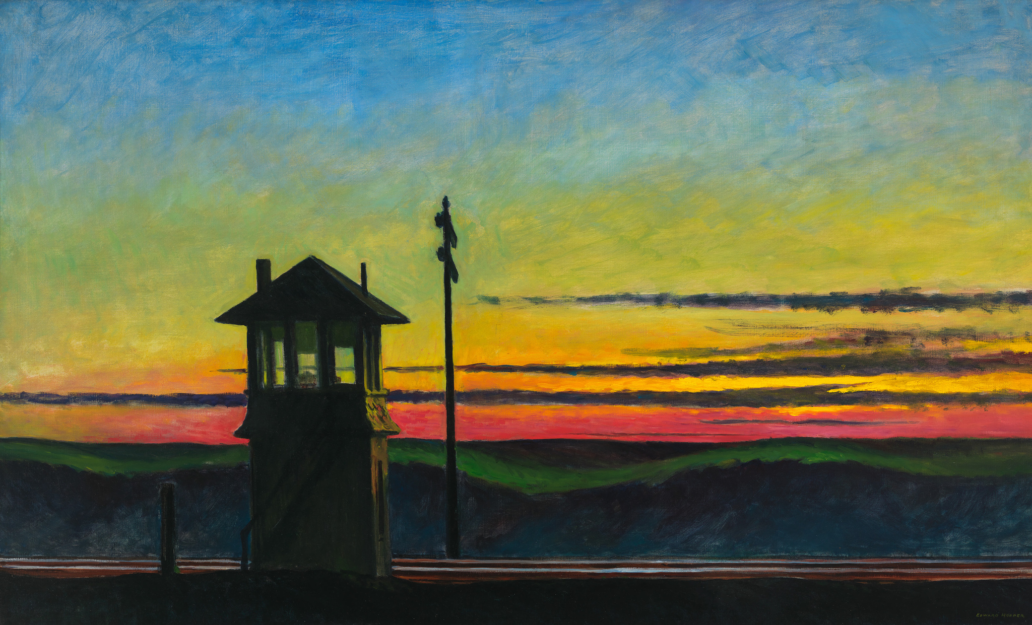 Edward Hopper – Railroad Sunset