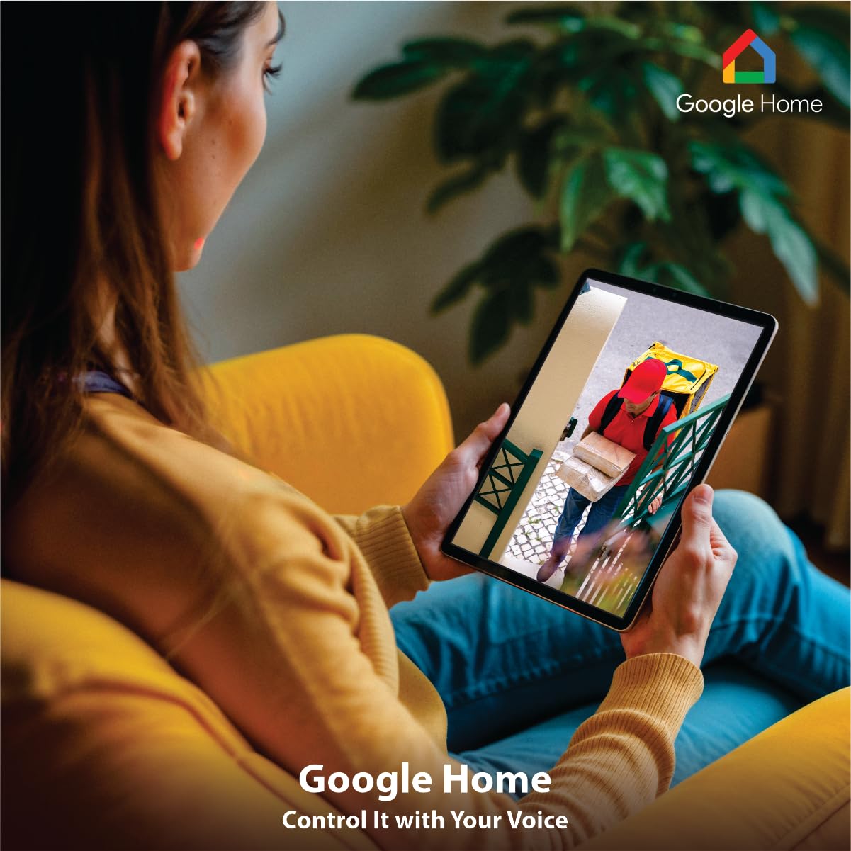 CP PLUS 4MP Quad HD Wi-Fi CCTV Camera for Outdoor | 360° Pan & Tilt | Full-Color Night Vision | CTC Cyber Secure Tech | Smart Detection Suite | View & Talk | OK Google | Cloud Recording | CP-Z45Q