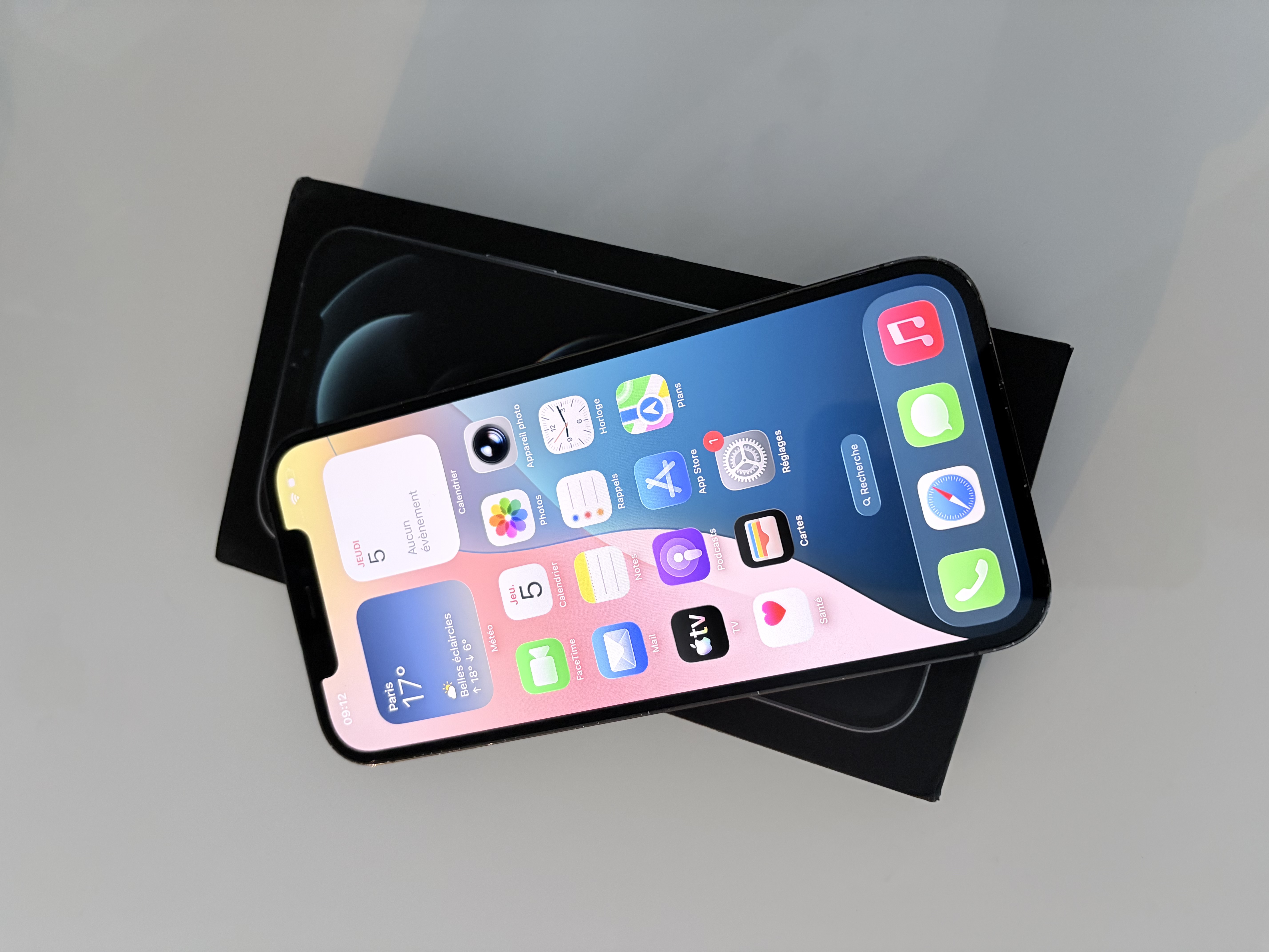 iPhone 12 Pro Max couleur Graphite 128go