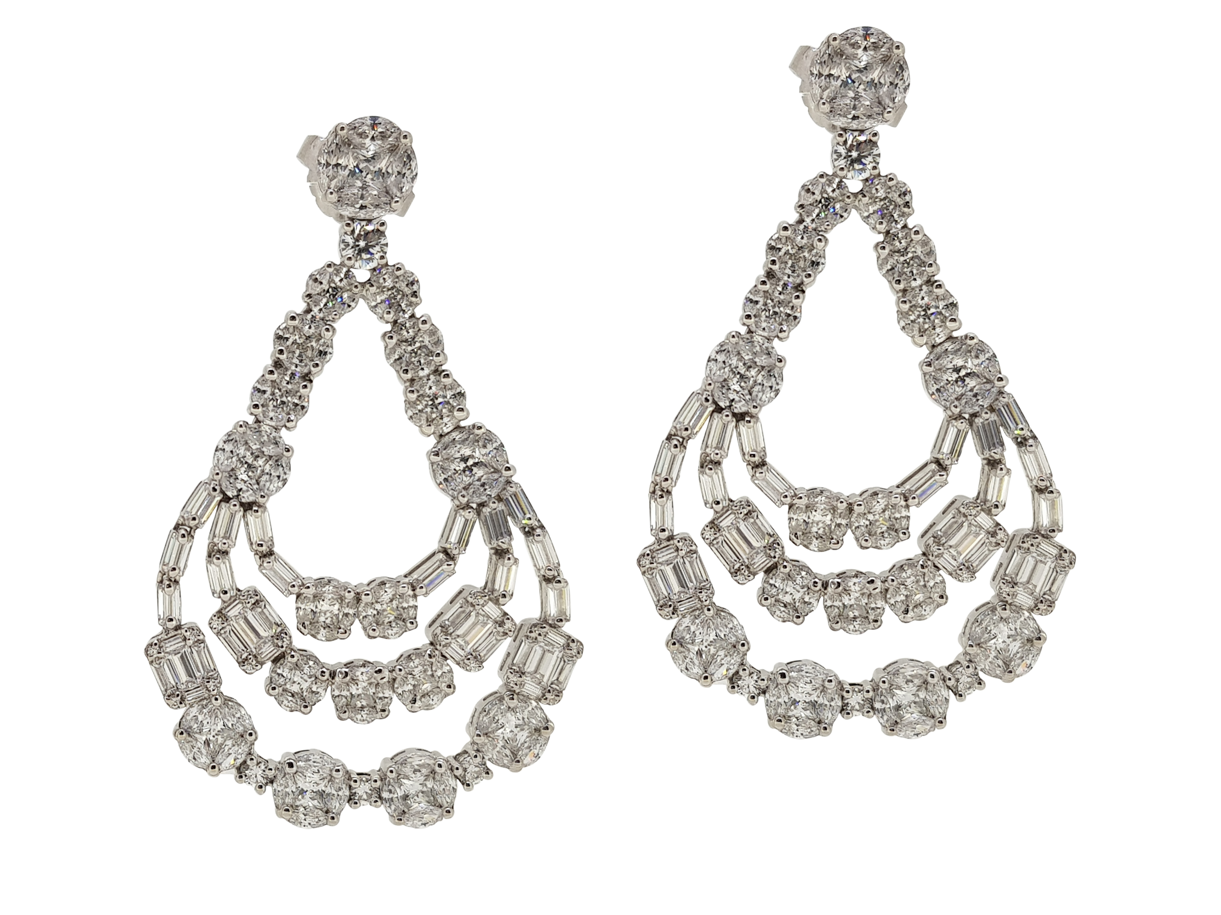 Elegant Signature Adastra CZ Drop Earrings