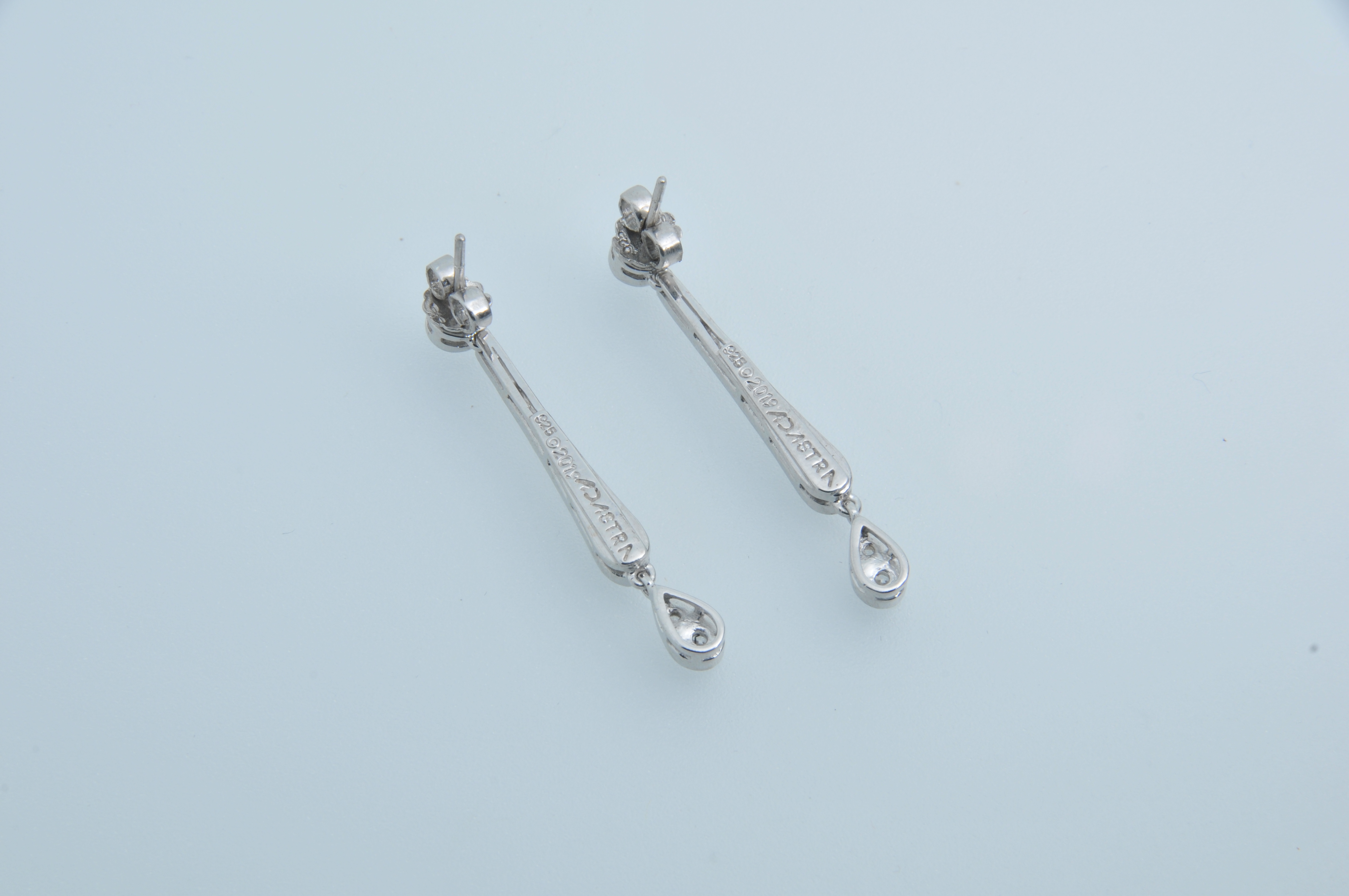 Elegant Drop Signature Adastra CZ Earrings