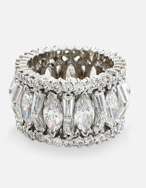 Luxury Crystal Statement Ring