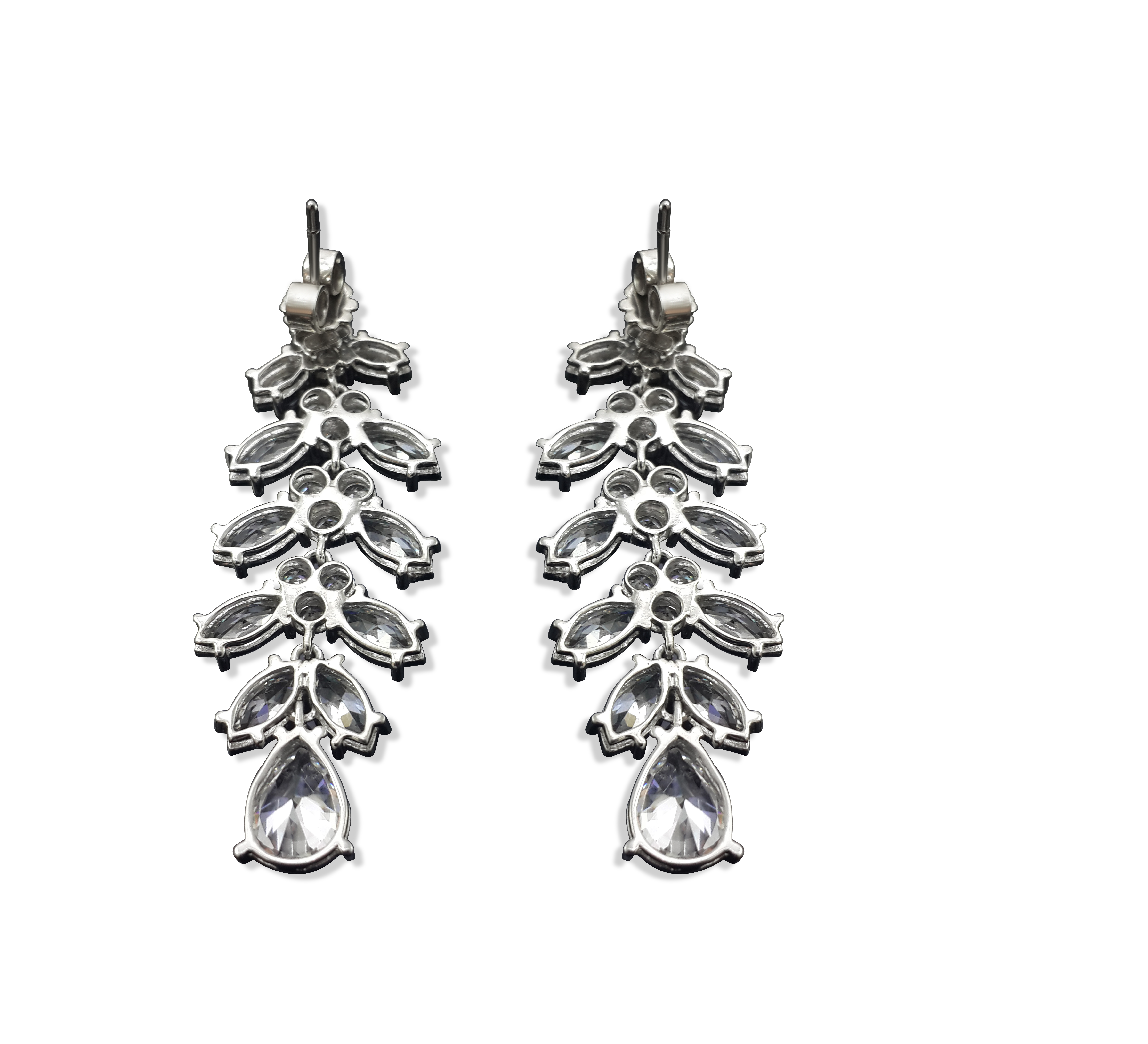 Crystal Drop Chandelier Earrings
