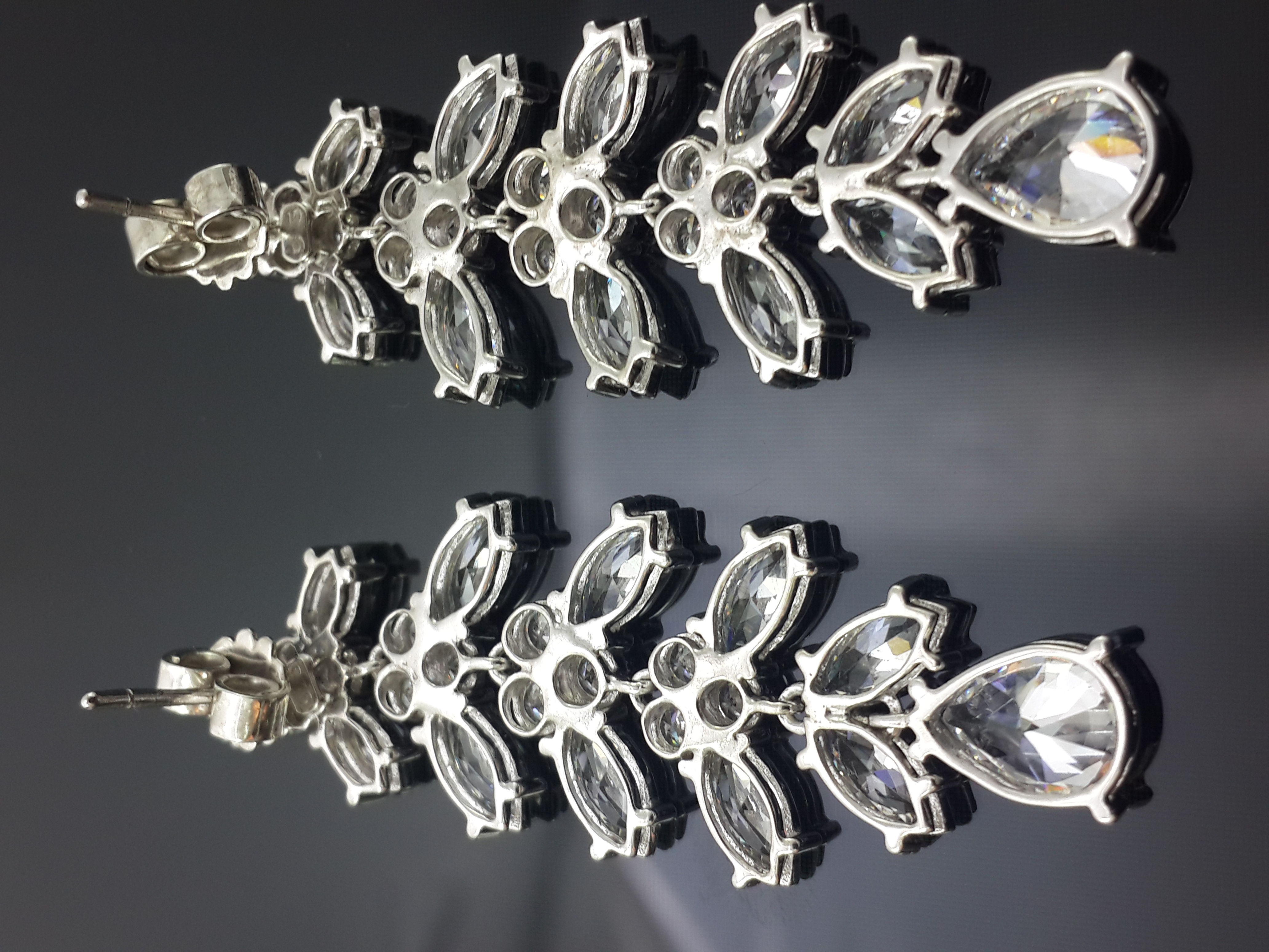Crystal Drop Chandelier Earrings