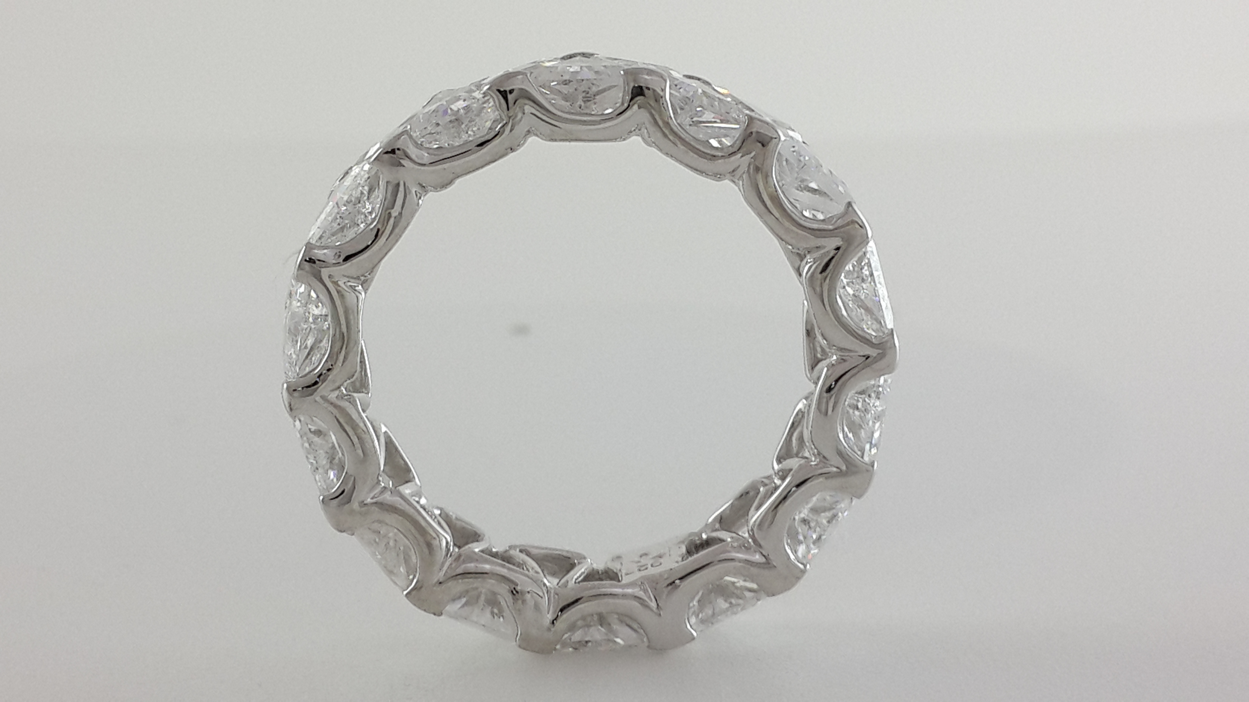 Crystal Textured Glass Ring