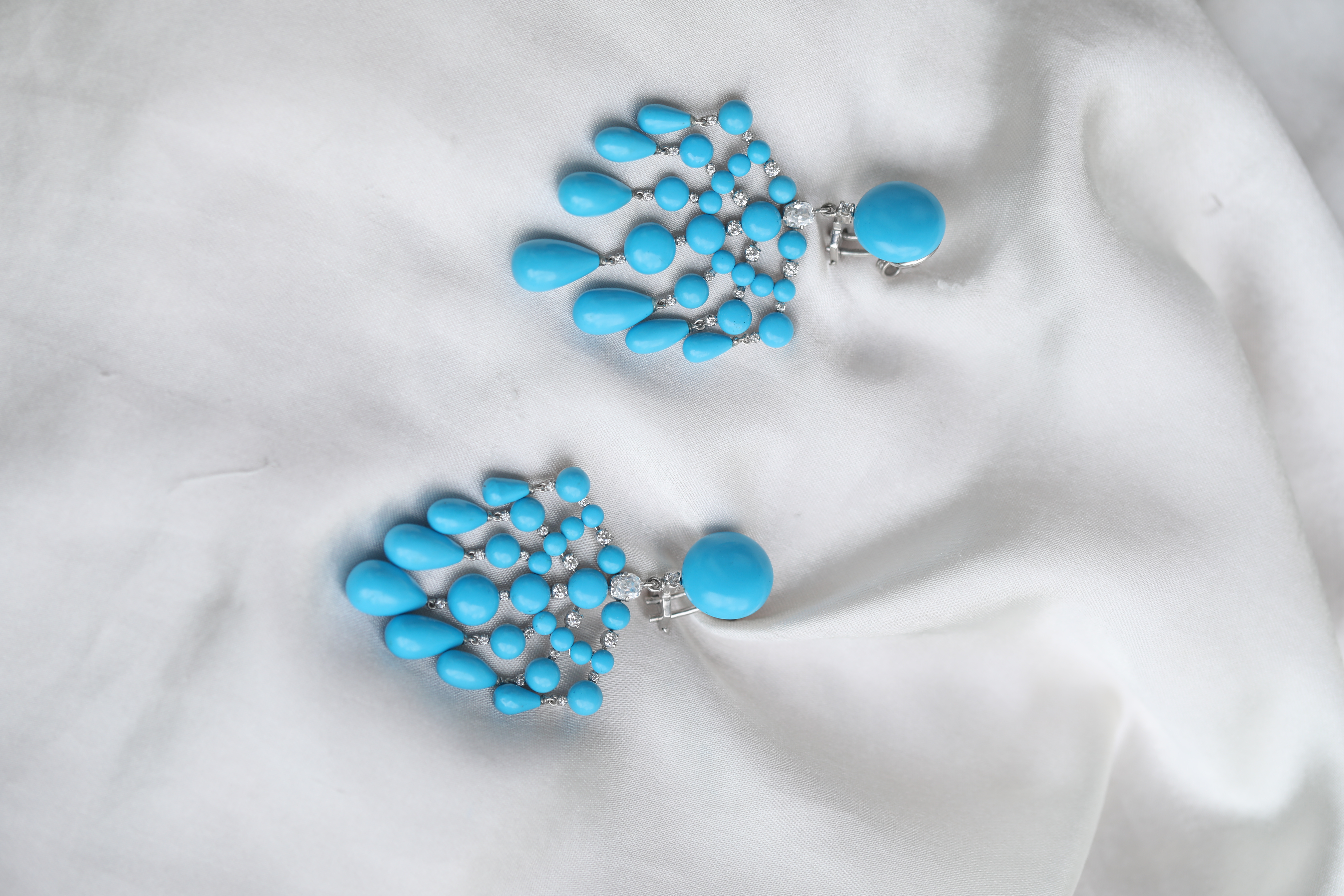 Turquoise Chandelier Earrings