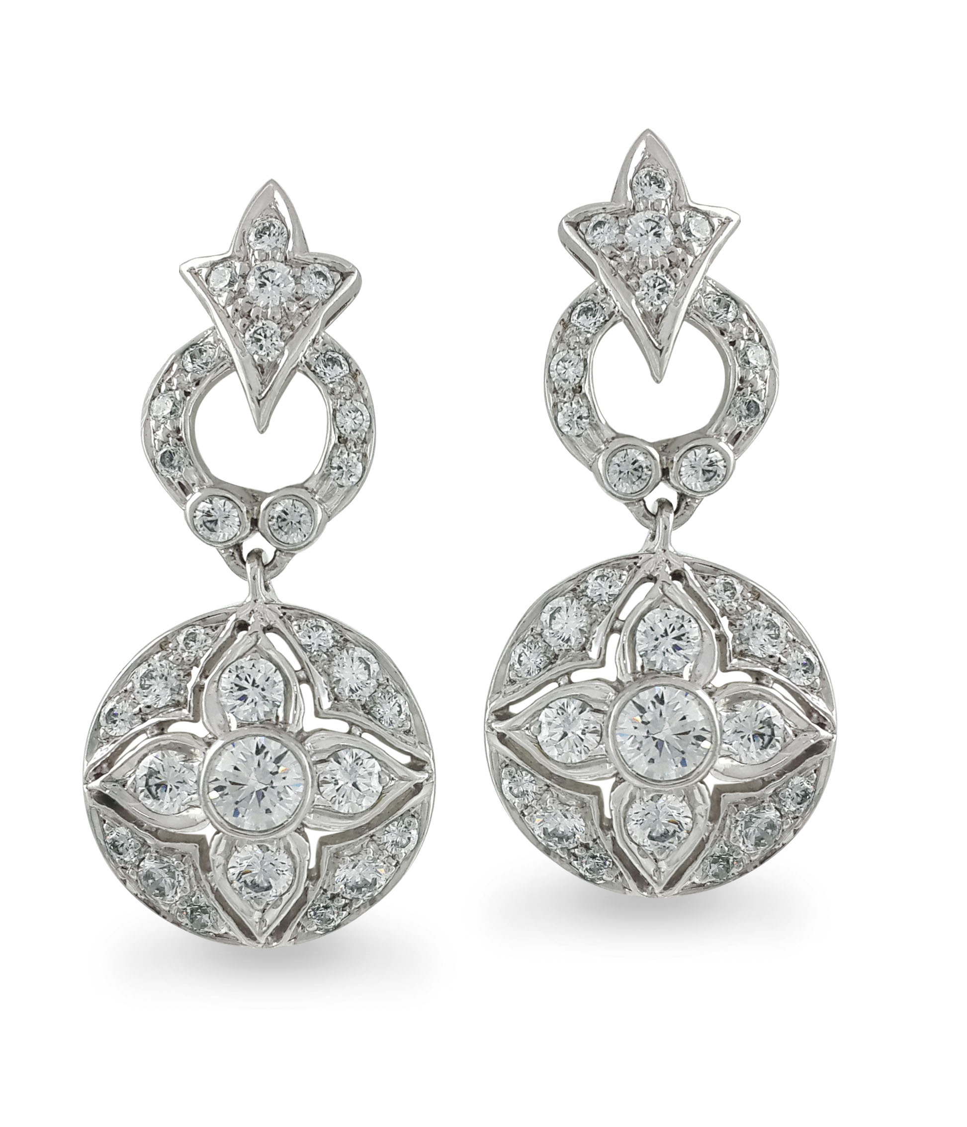 Vintage Signature Adastra CZ Drop Earrings
