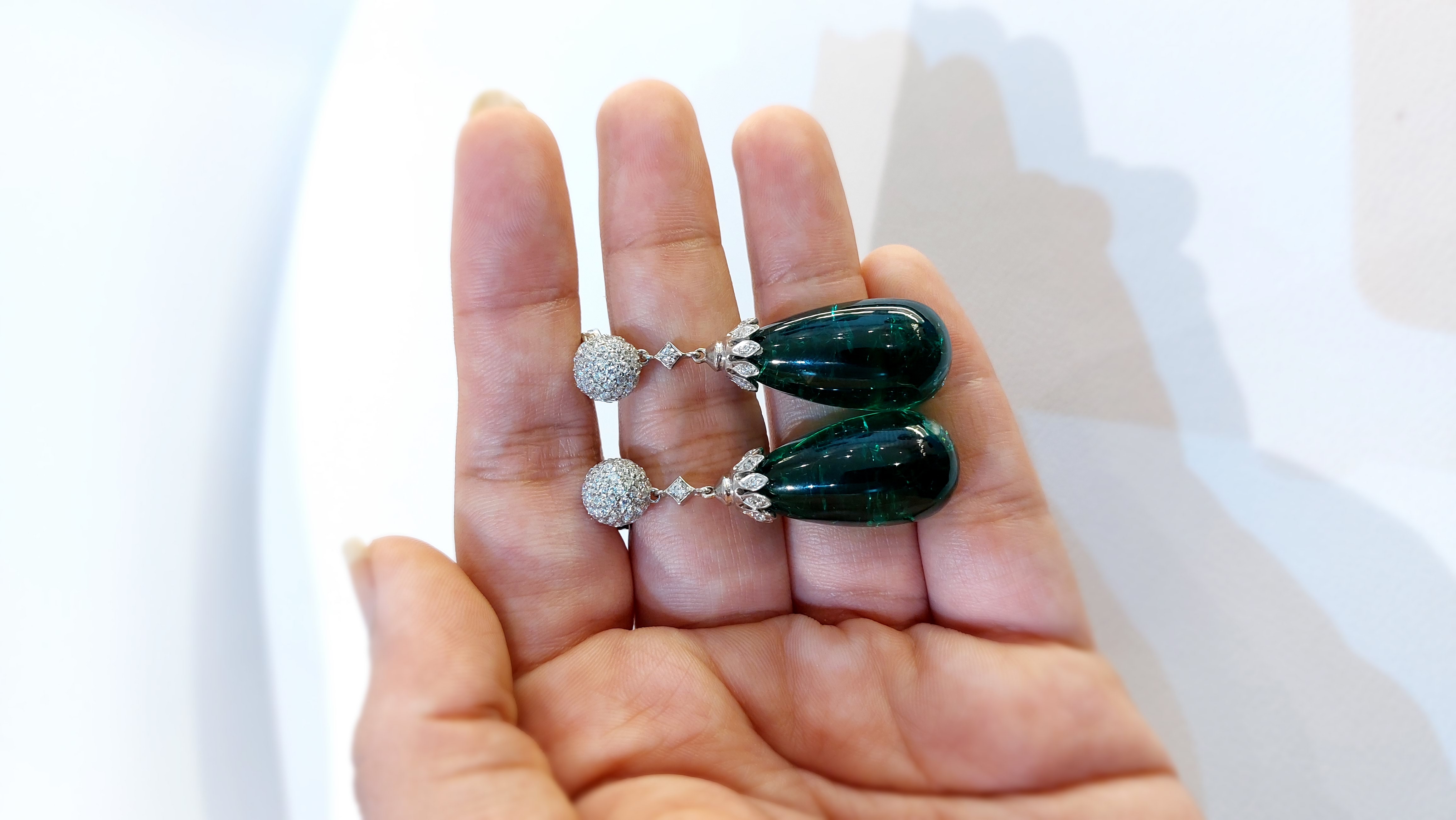 Emerald Drop Earrings