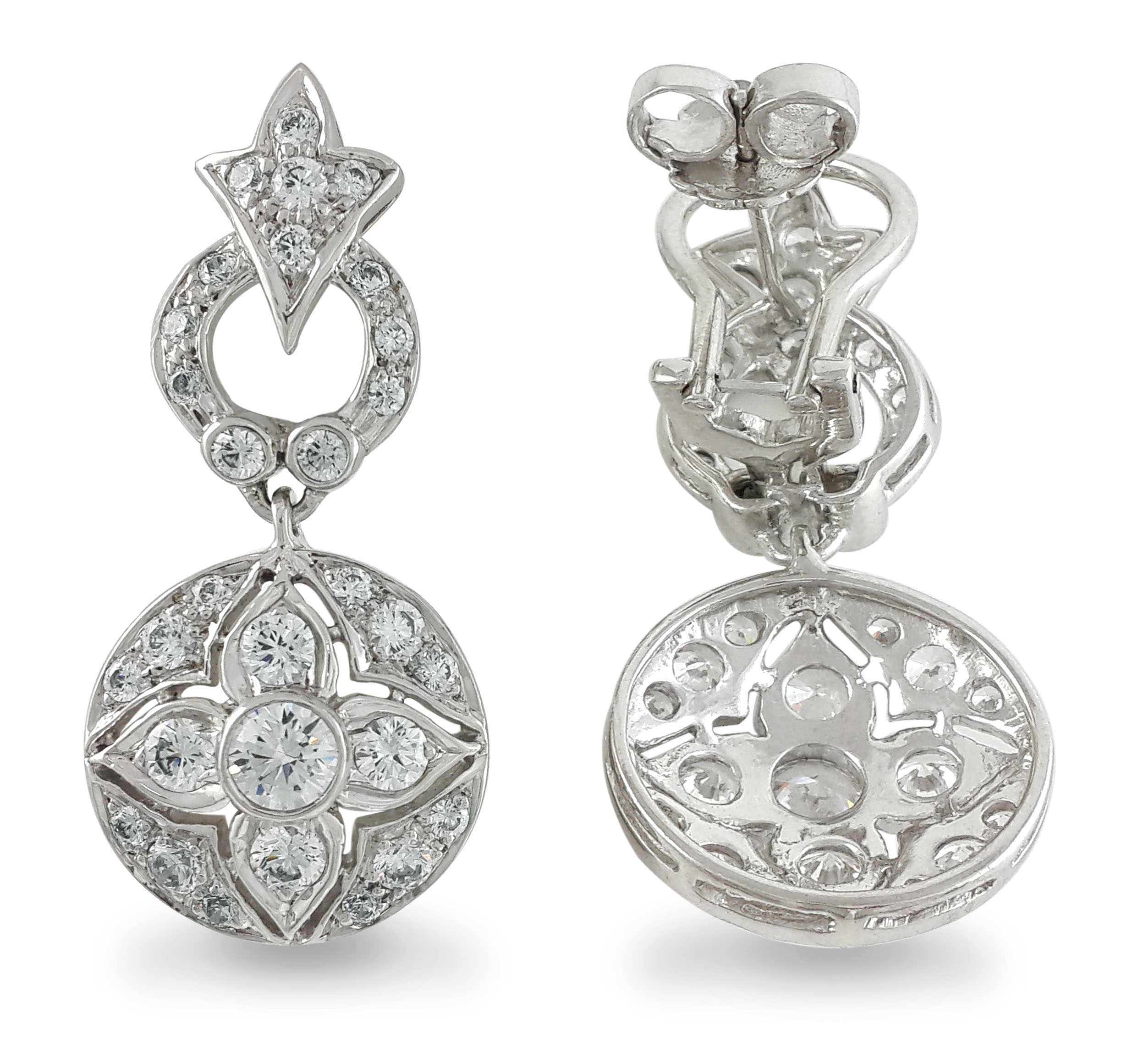 Vintage Signature Adastra CZ Drop Earrings