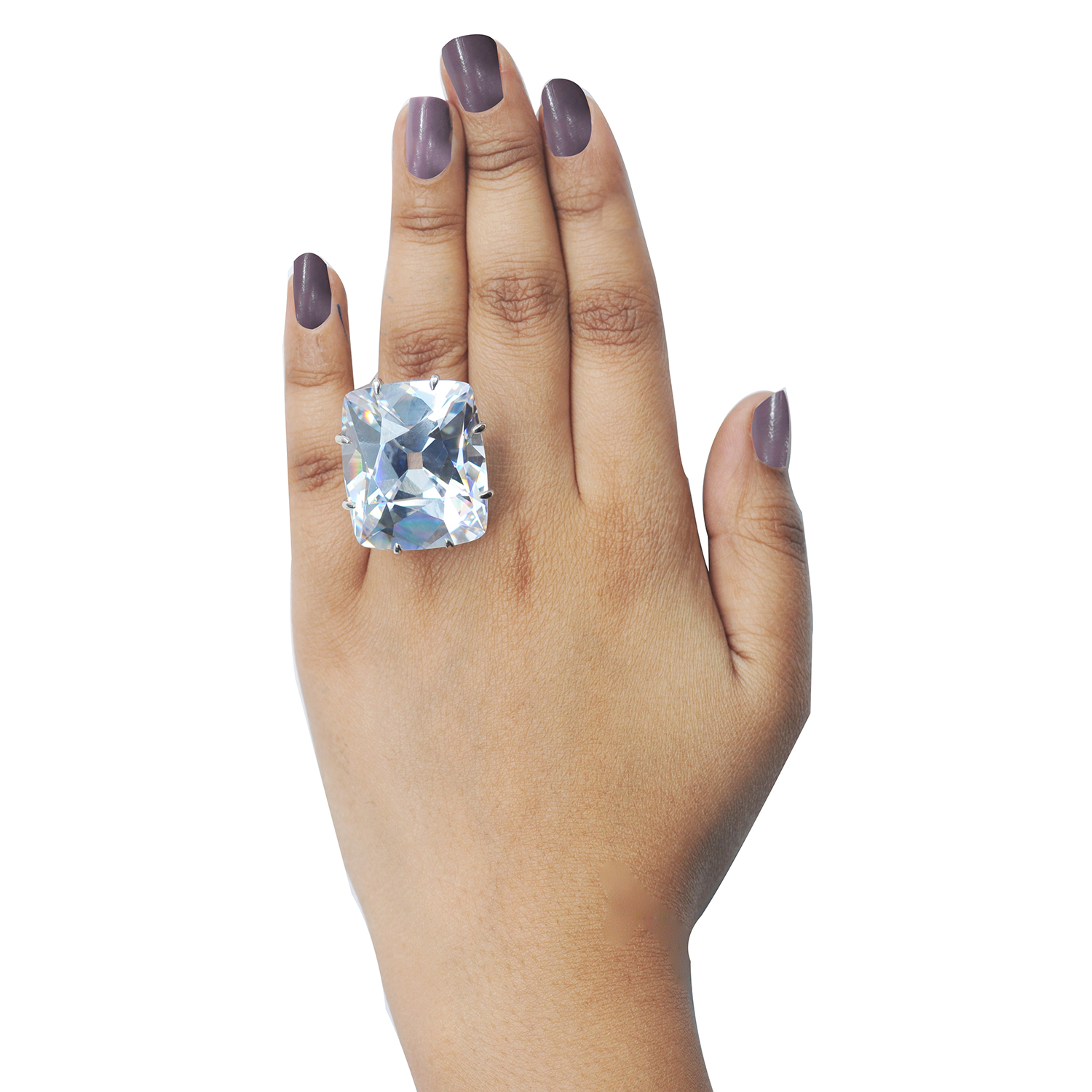 Oversized Crystal Statement Ring