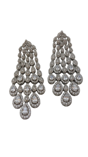 Elegant Crystal Drop Earrings