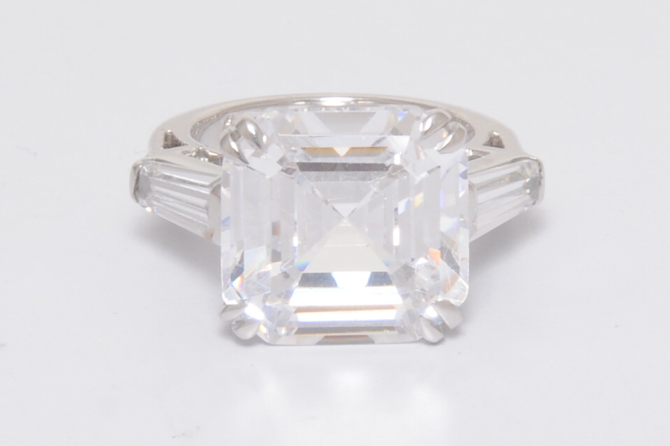 Emerald Cut Solitaire Ring