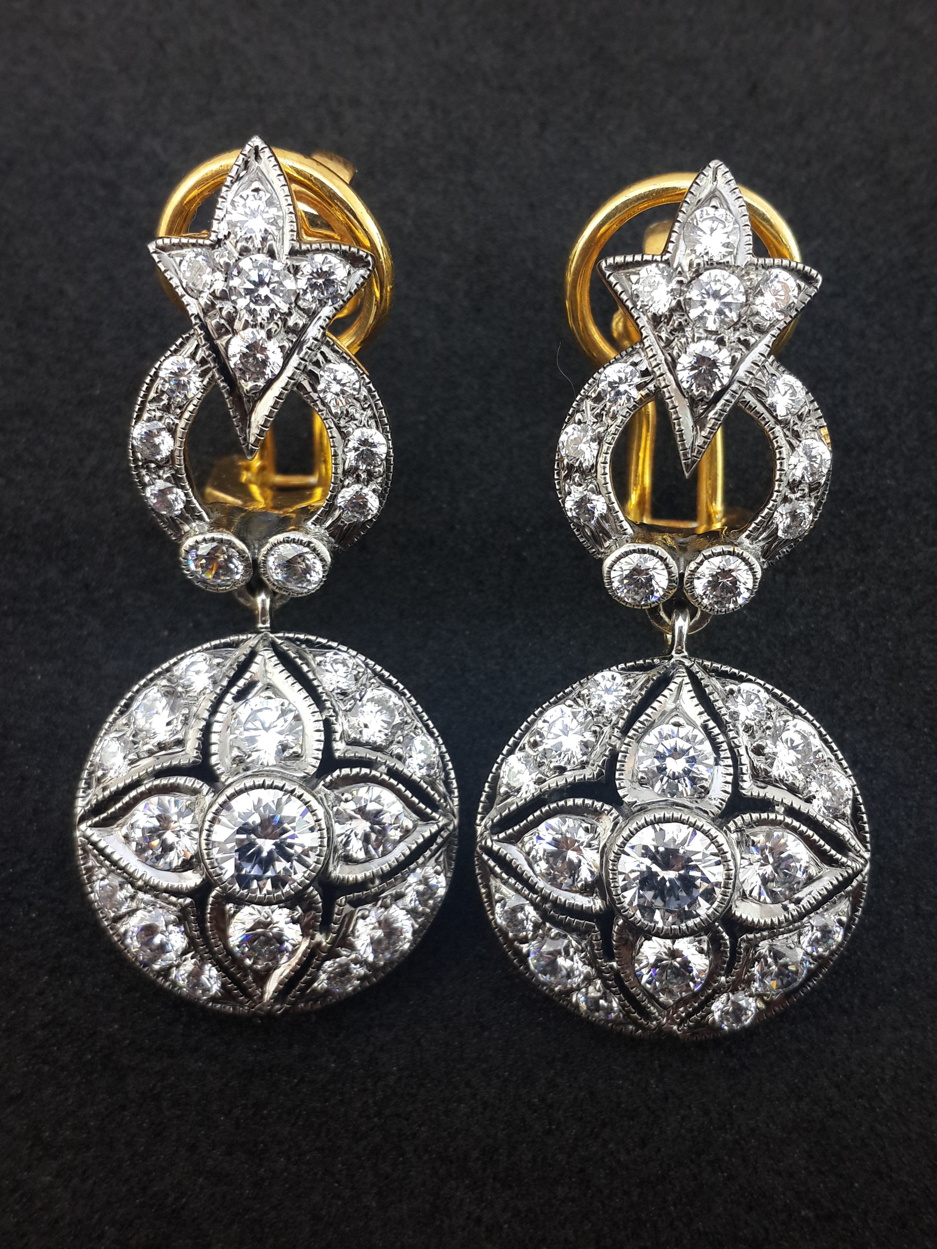 Vintage Signature Adastra CZ Drop Earrings