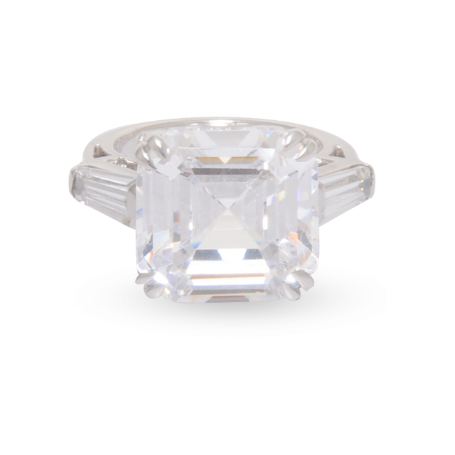 Emerald Cut Solitaire Ring