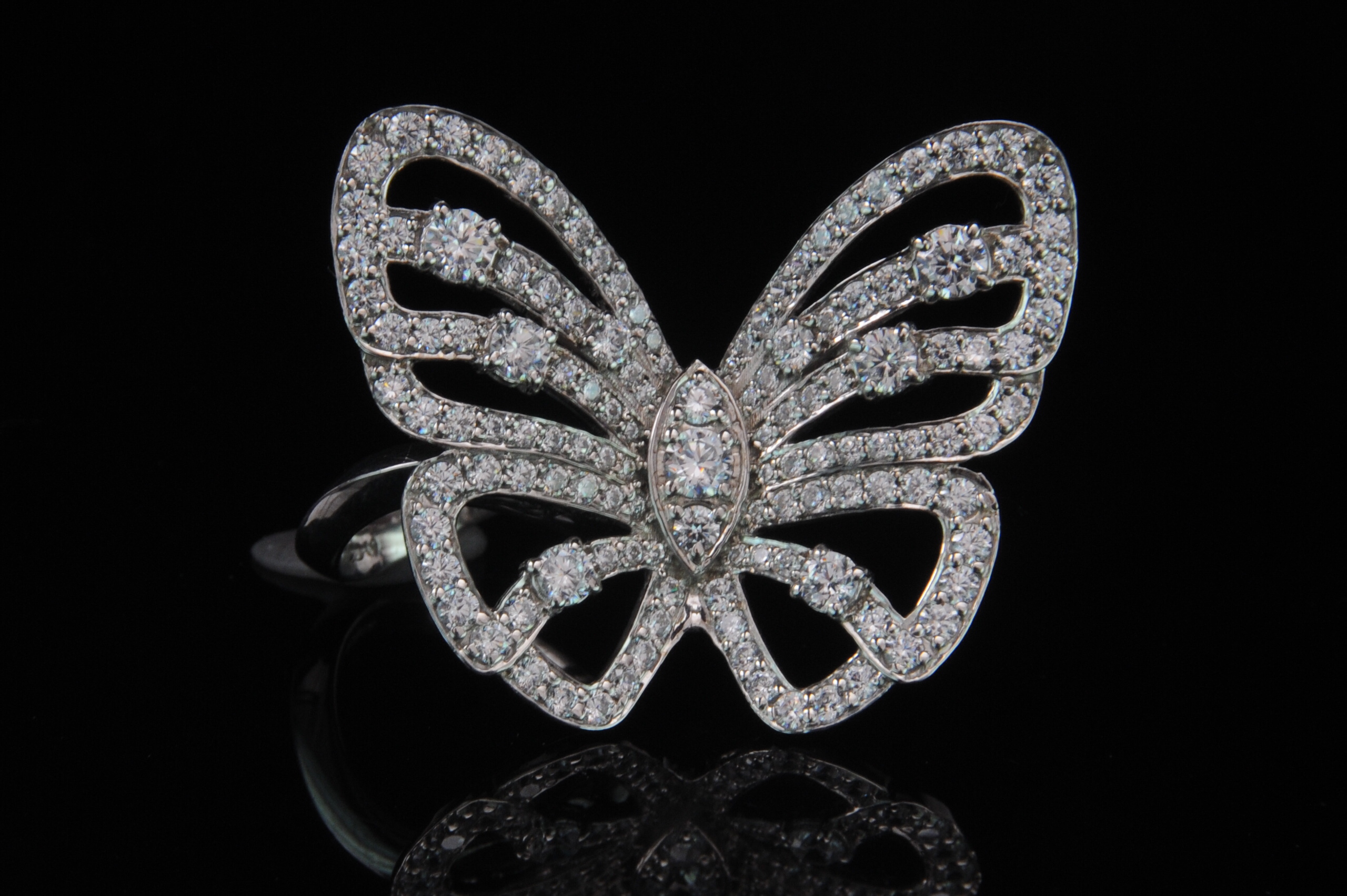 Butterfly Signature Adastra CZ Ring