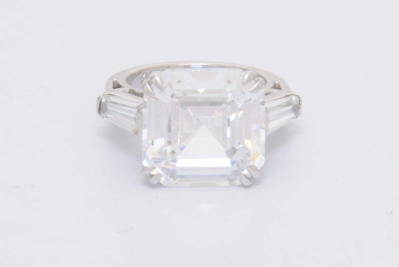 Emerald Cut Solitaire Ring