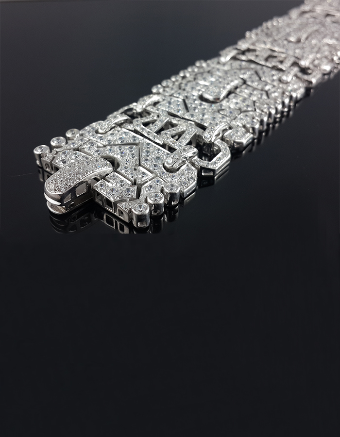 Art Deco Statement Bracelet