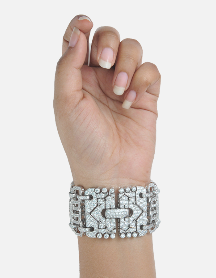 Art Deco Statement Bracelet