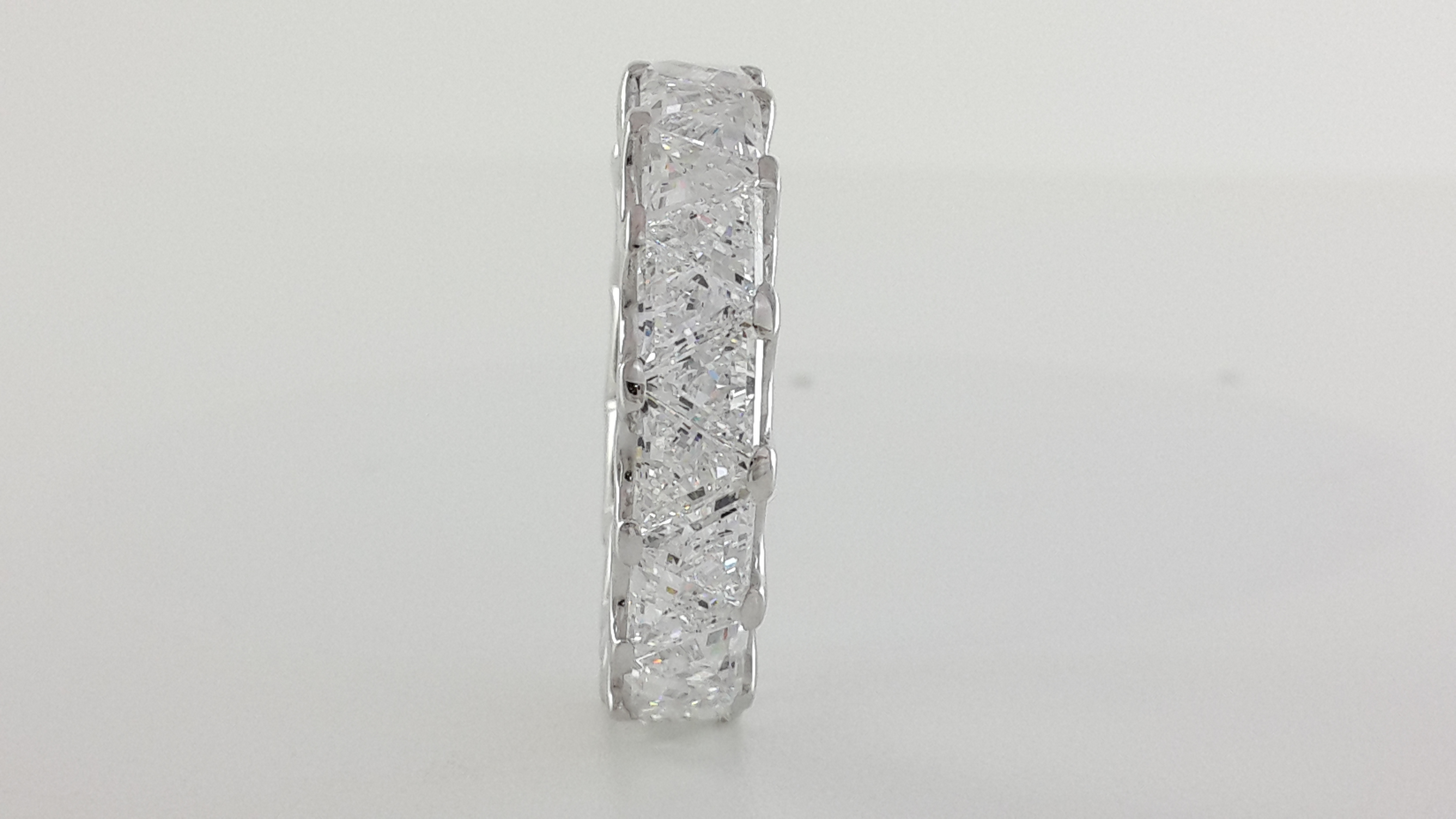 Crystal Textured Glass Ring